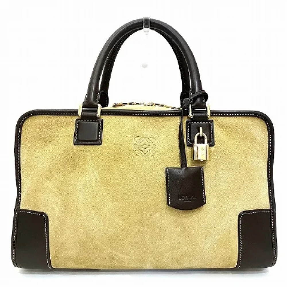 Loewe Pre-owned Suede handbags Multicolor Dames