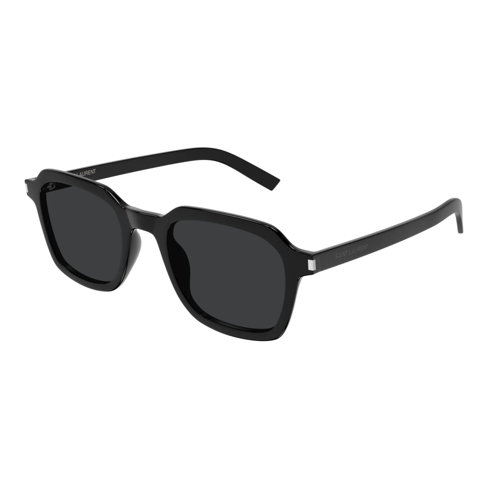 Saint Laurent Unisex Black Sunglasses, 49 Mm, /Grey Slim Sun Sunglasses