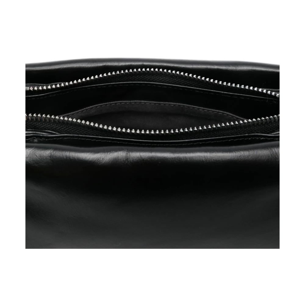 Osoi Zwarte Schoudertas Elegante Veelzijdige Stijl Black Dames