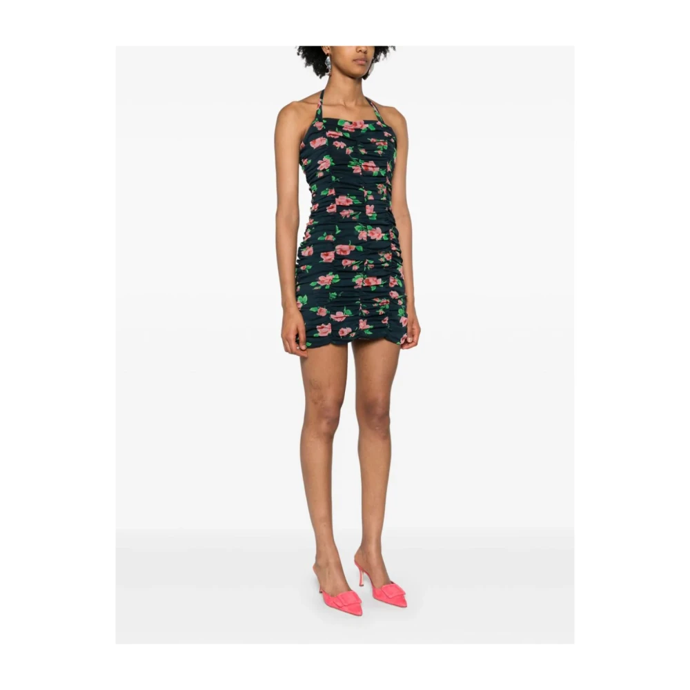 Rotate Birger Christensen Day Dress met Strikdetail Achteraan Multicolor Dames
