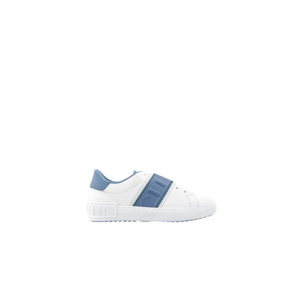Carolina Herrera Neopreen Lint Leren Sneakers Dames Schoenen Wit