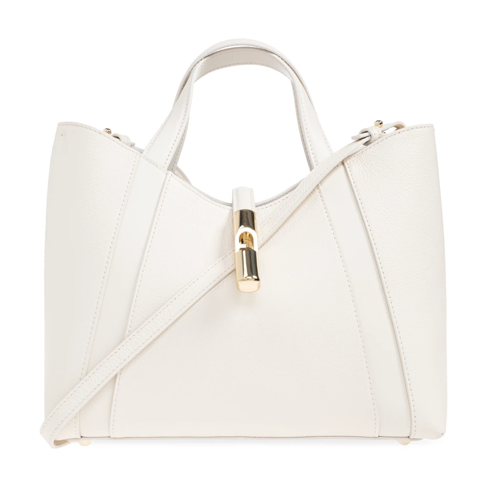 Furla Donna Beige - Goccia Small Shopper Bag - Bags - One Size