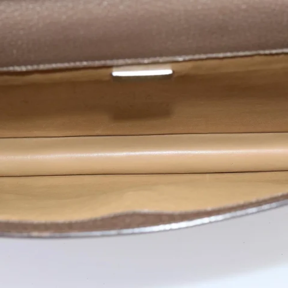 Prada Vintage Pre-owned Leather briefcases Brown Dames