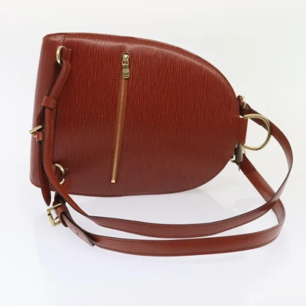 Louis Vuitton Vintage Pre-owned Leather backpacks Brown Dames