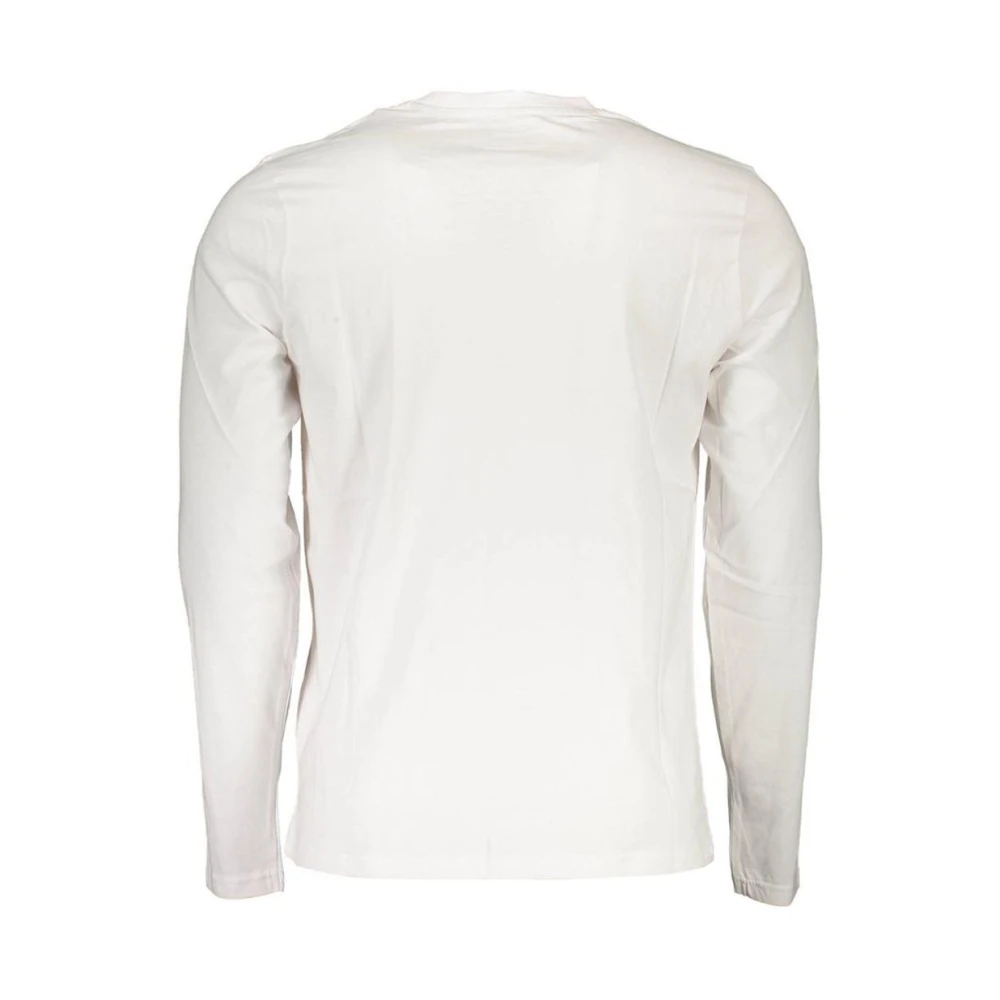 North Sails , Long Sleeve T-Shirts, Male, White, 3XL, Long Sleeve T-Shirt White Logo Print - Image 3