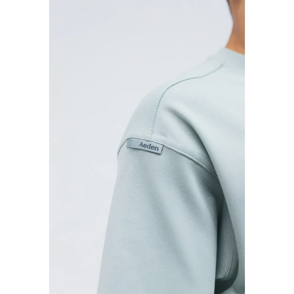 Aeden Gerald Sea Foam Tee Blue Heren