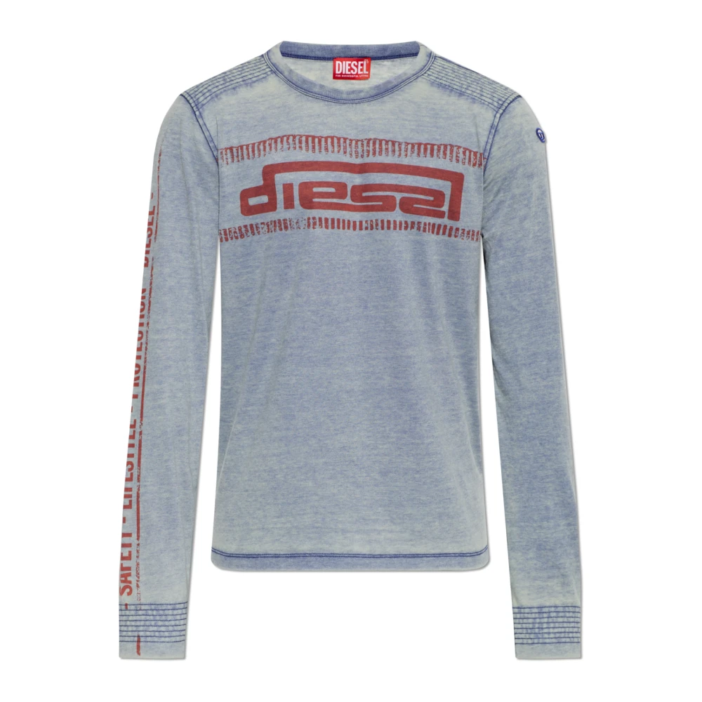 Diesel Uomo Blu Top, M, New,