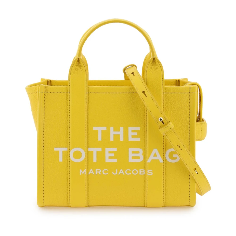 Marc Jacobs Kleine tas van korrelig leer Yellow Dames