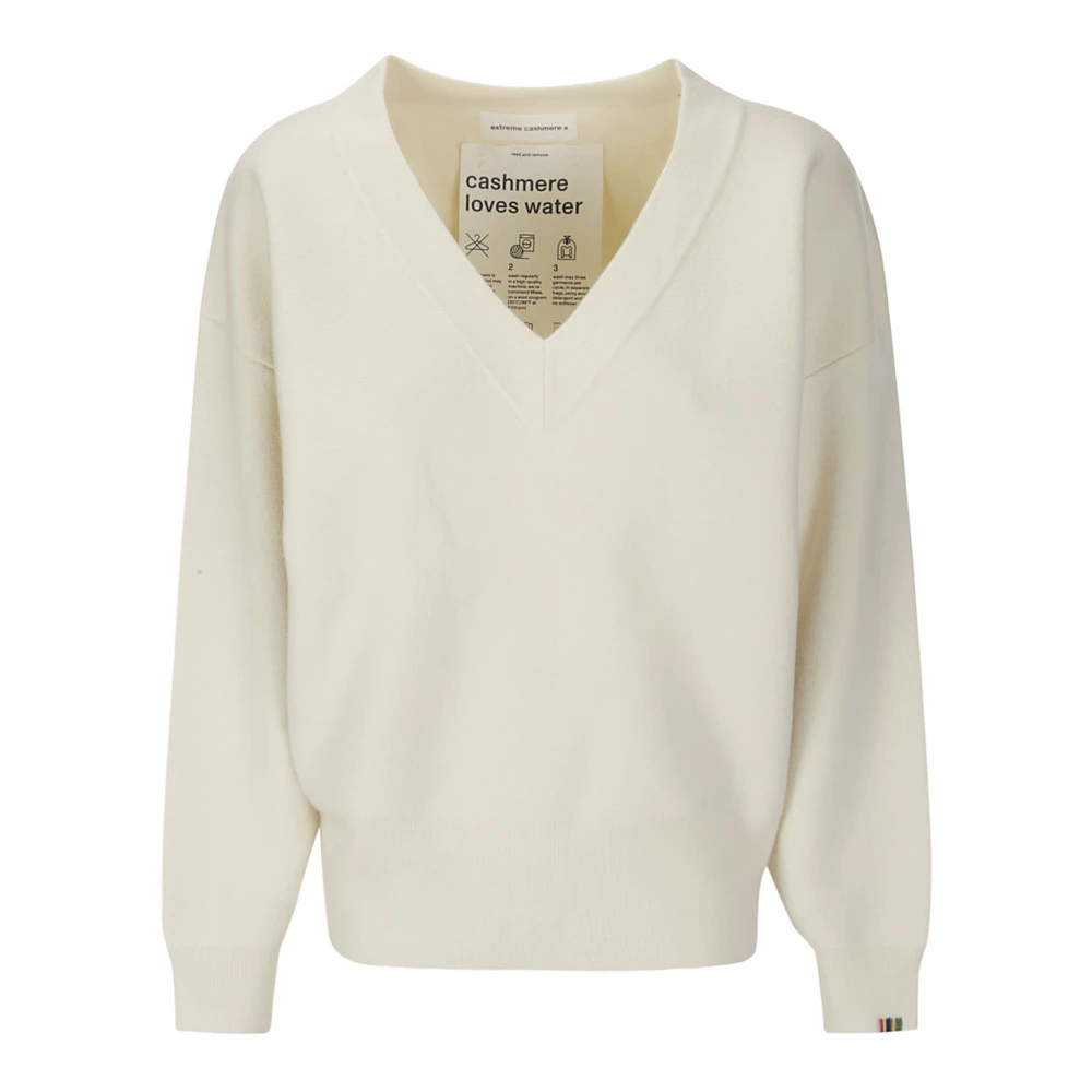 Extreme Cashmere Gezellige Colana Sweater voor Stijlvol Comfort Beige Dames