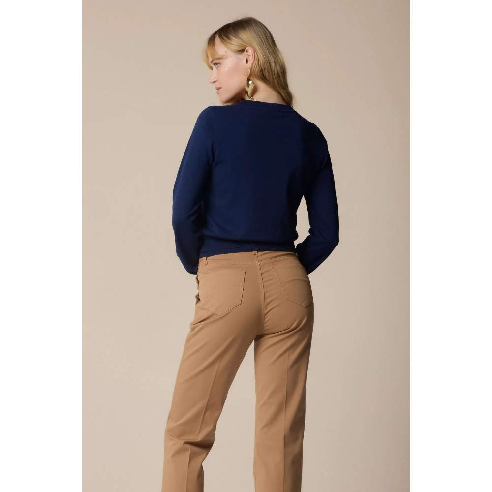 Kocca Stijlvolle Cardigans voor elke gelegenheid Blue Dames