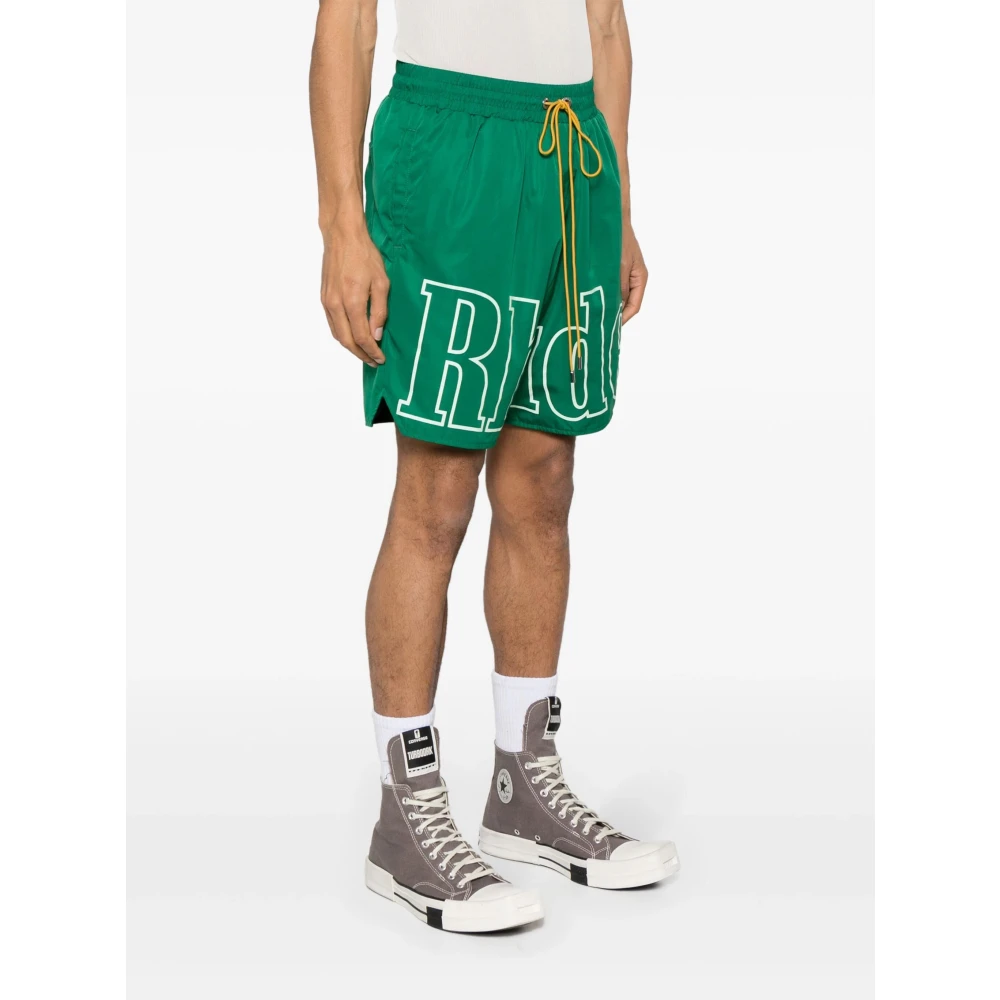 Rhude Casual Shorts Green Heren
