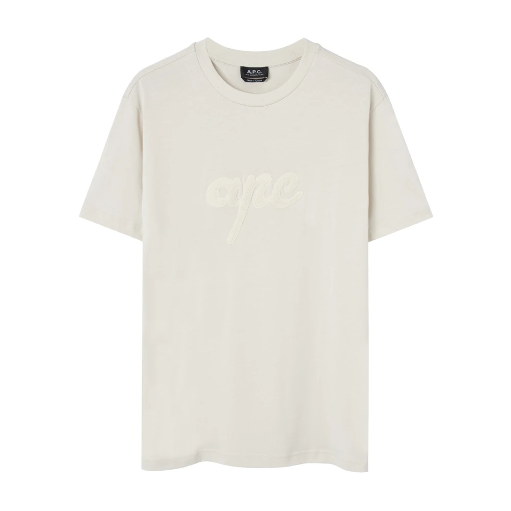 A.p.c. - Tops > T-Shirts - Beige - A.p.c. - Modalova