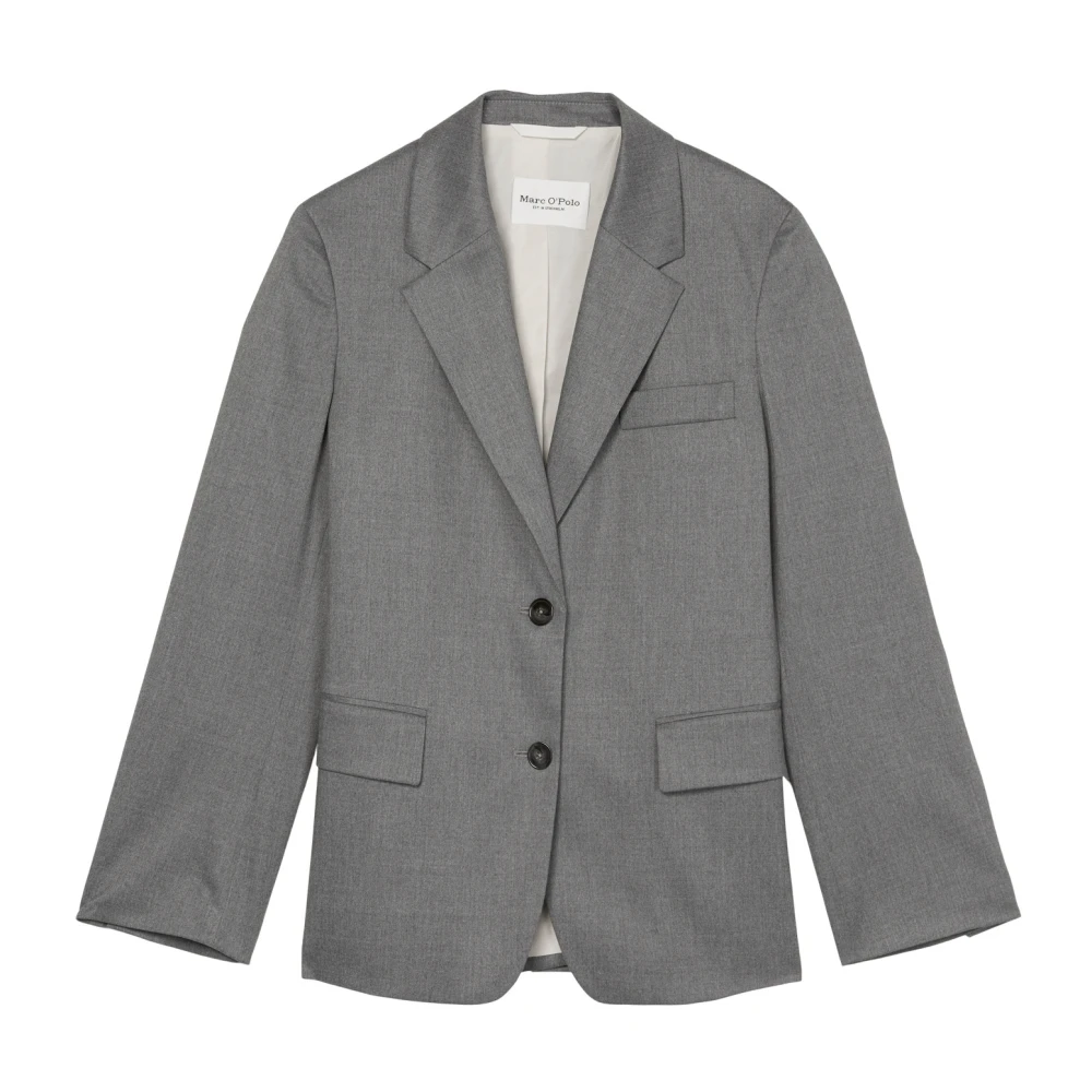 Marc O'Polo Pojkvän blazer avslappnad Gray, Dam