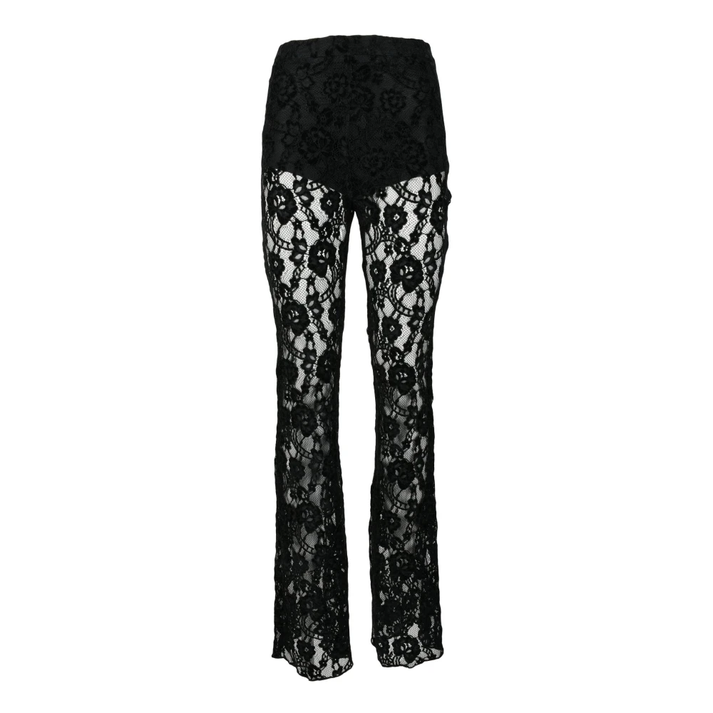 Nineminutes Nylon Stijlvolle Broek Black Dames