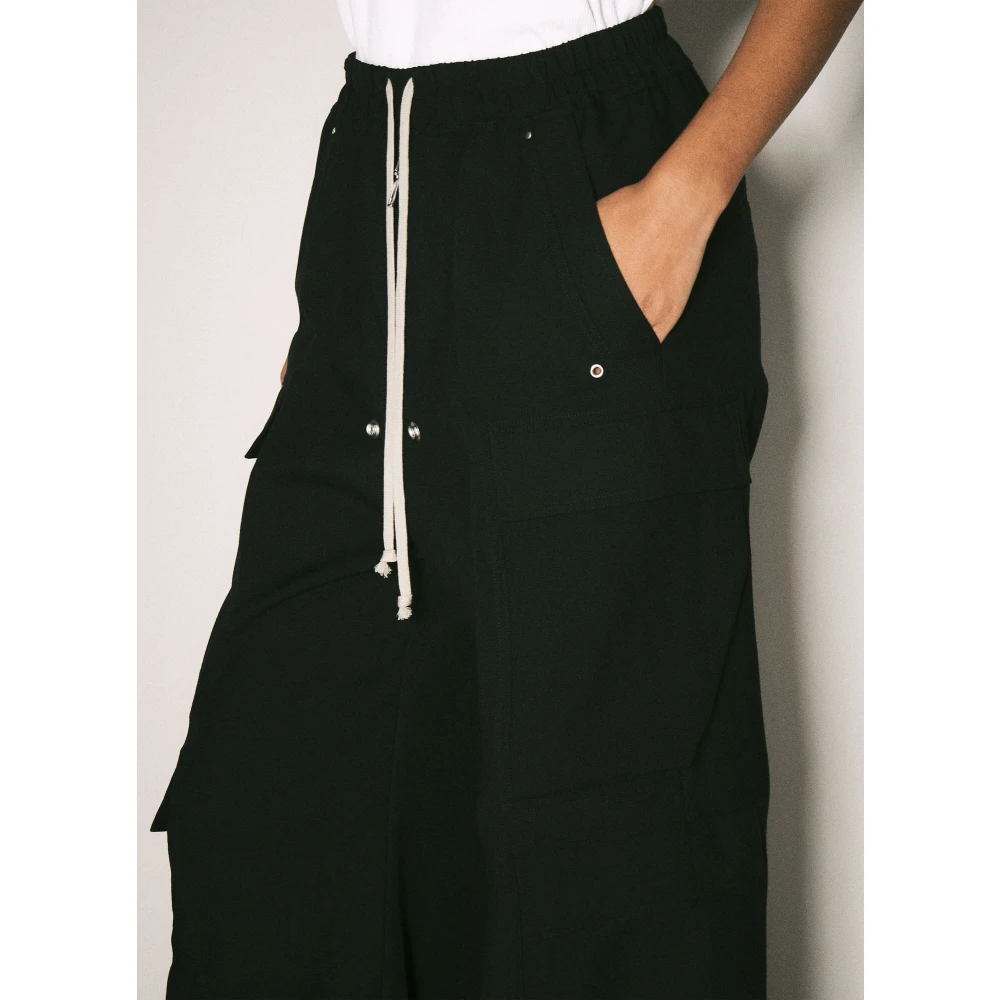 Rick Owens Cargobelas Broek Black Dames