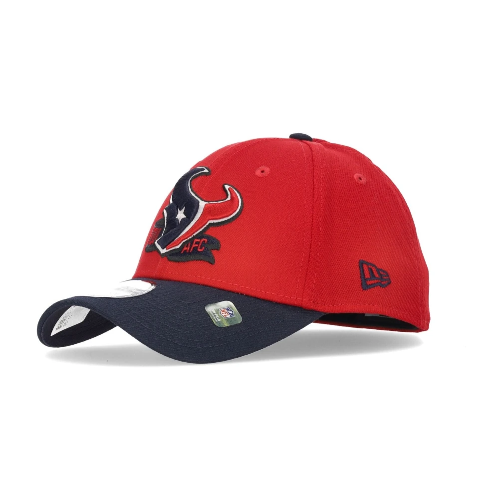 New Era Houston Texans Fotbollslag Böjd Skärmkeps Red, Herr