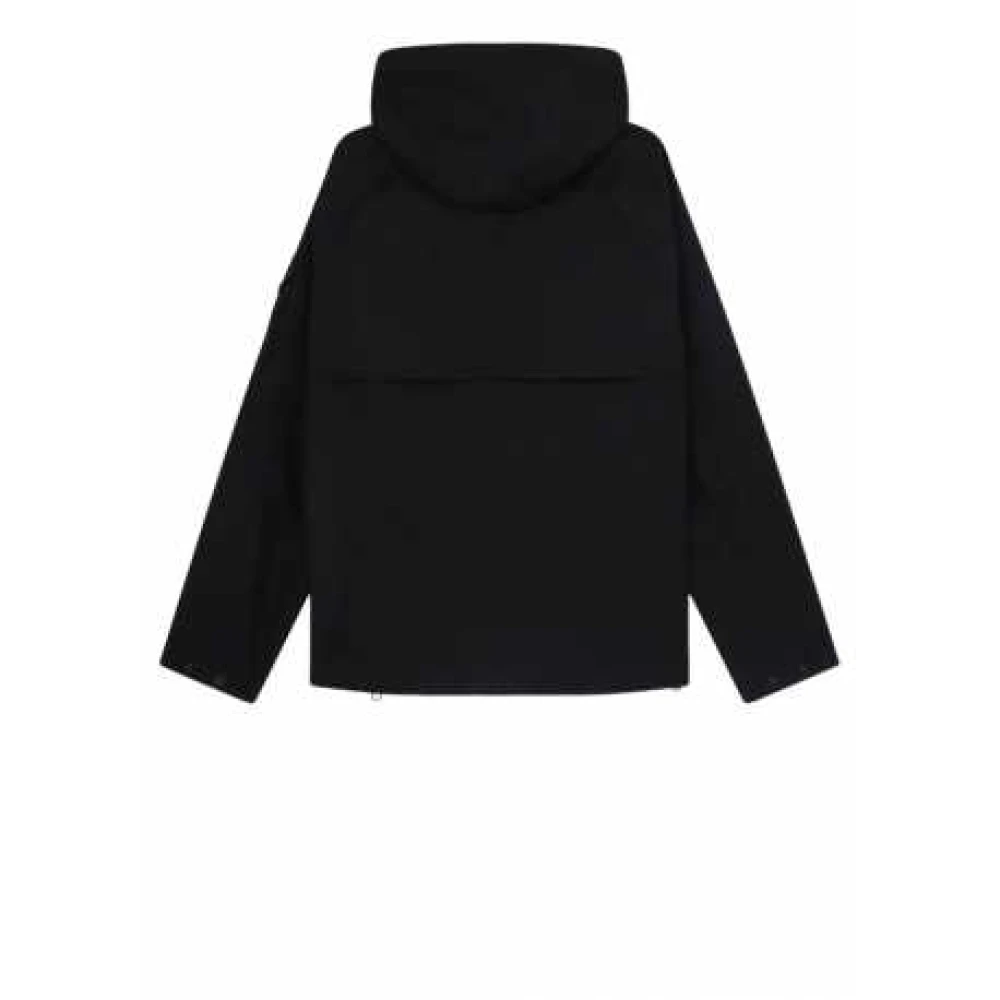 Paul Smith Navy Korte Parka met Capuchon Winddicht Waterdicht Blue Heren