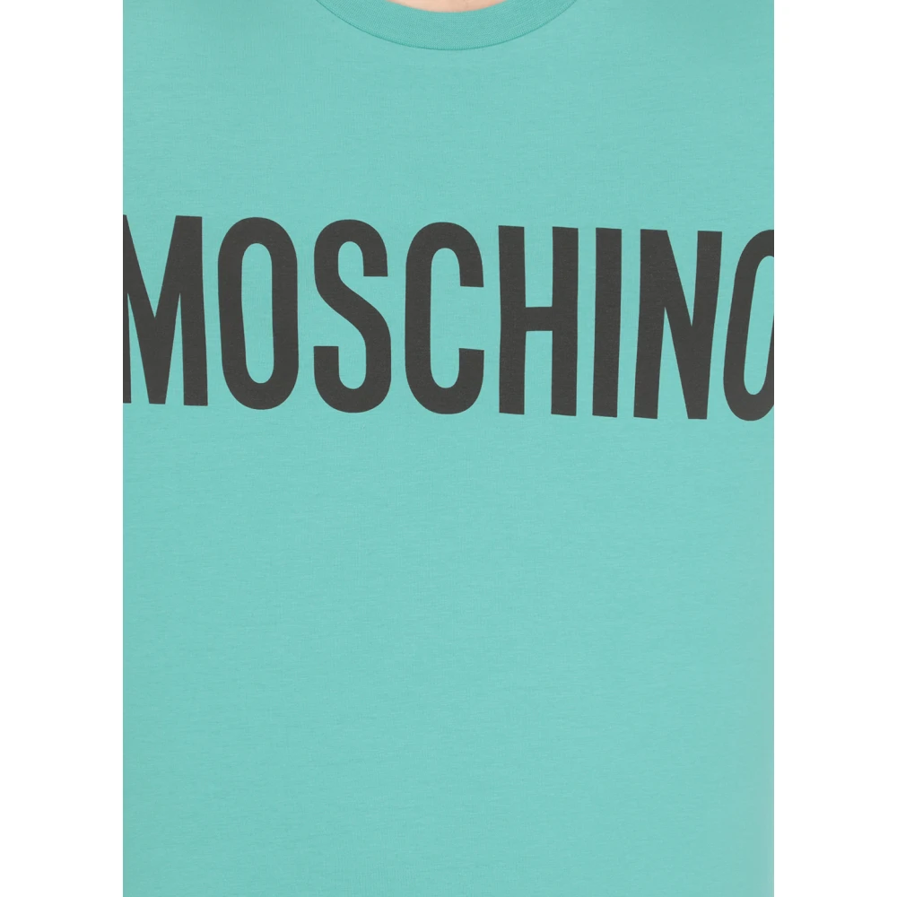 Moschino T-Shirts Green Heren