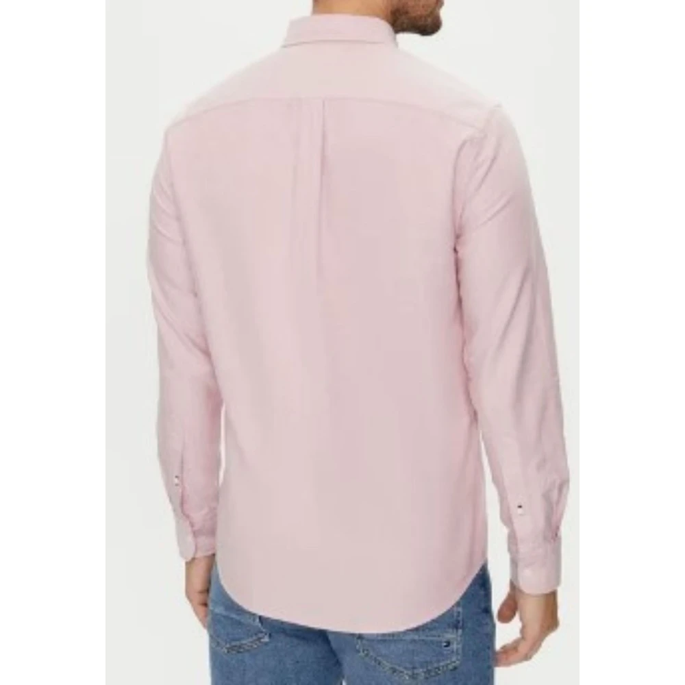 Tommy Hilfiger Heritage Oxford Overhemd voor Mannen Pink Heren