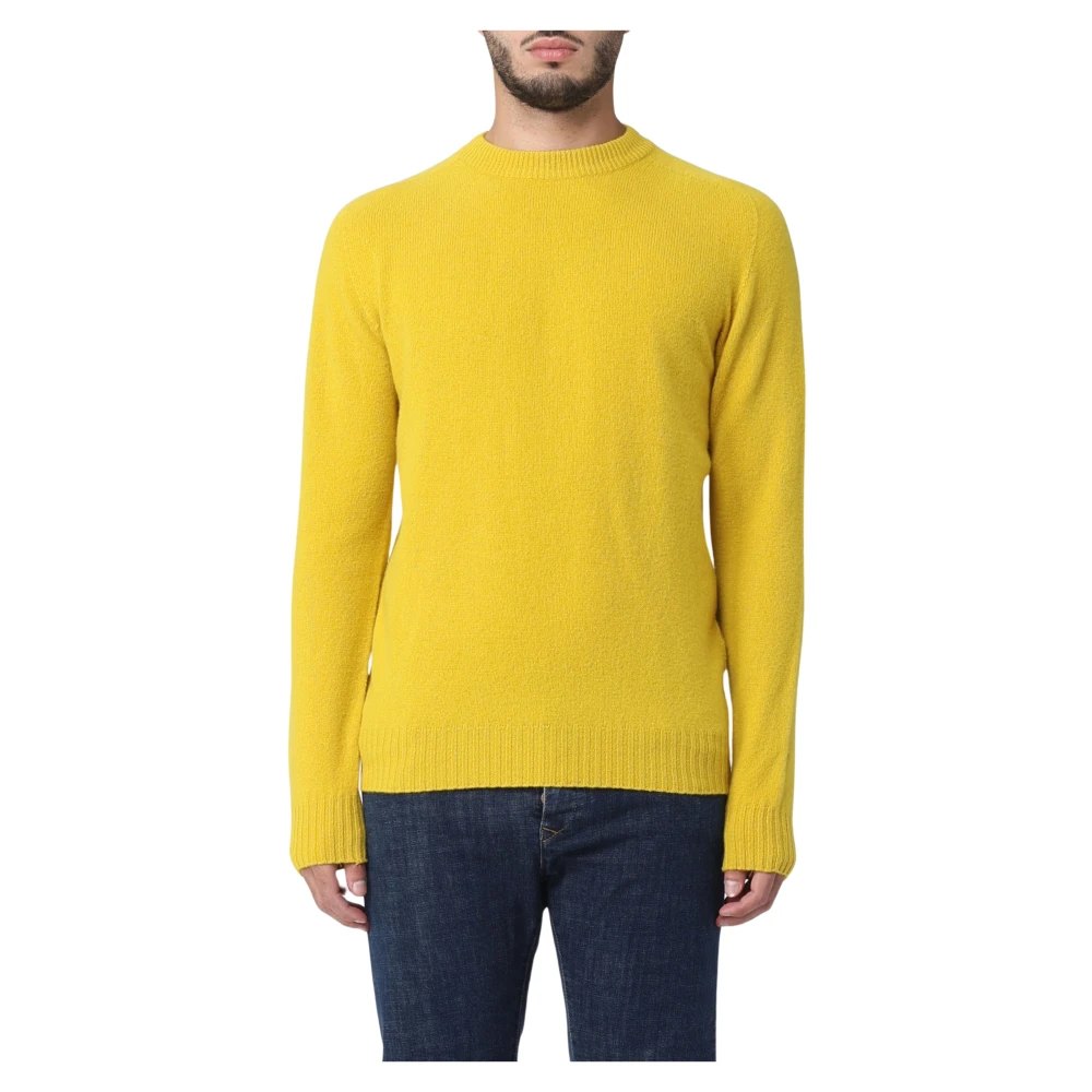 Altea Crew Neck Sweater Yellow Heren