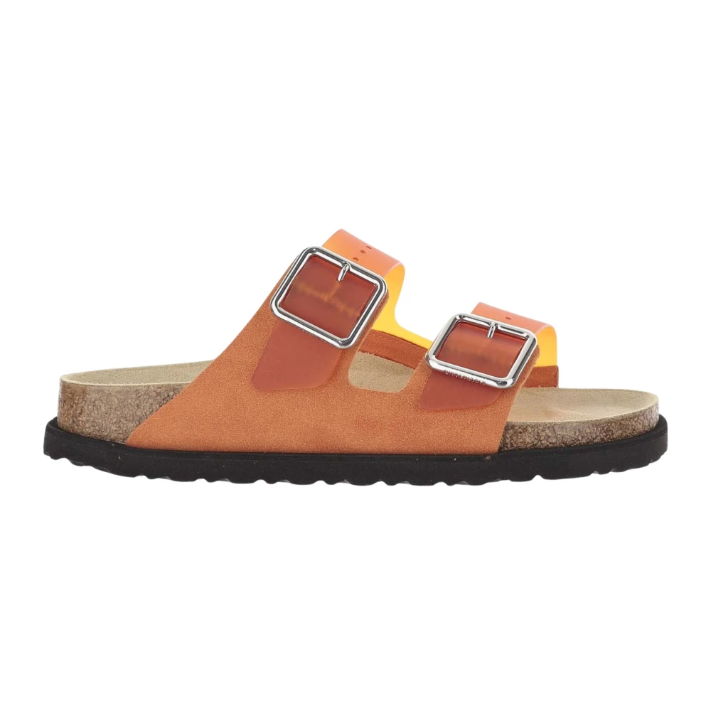 Oransje Sandaler med Semitransparent PVC