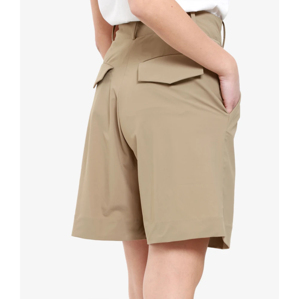 RRD High Waist Shorts met Zakken Brown Dames