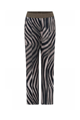 abstract-print-elastic-waist-pants