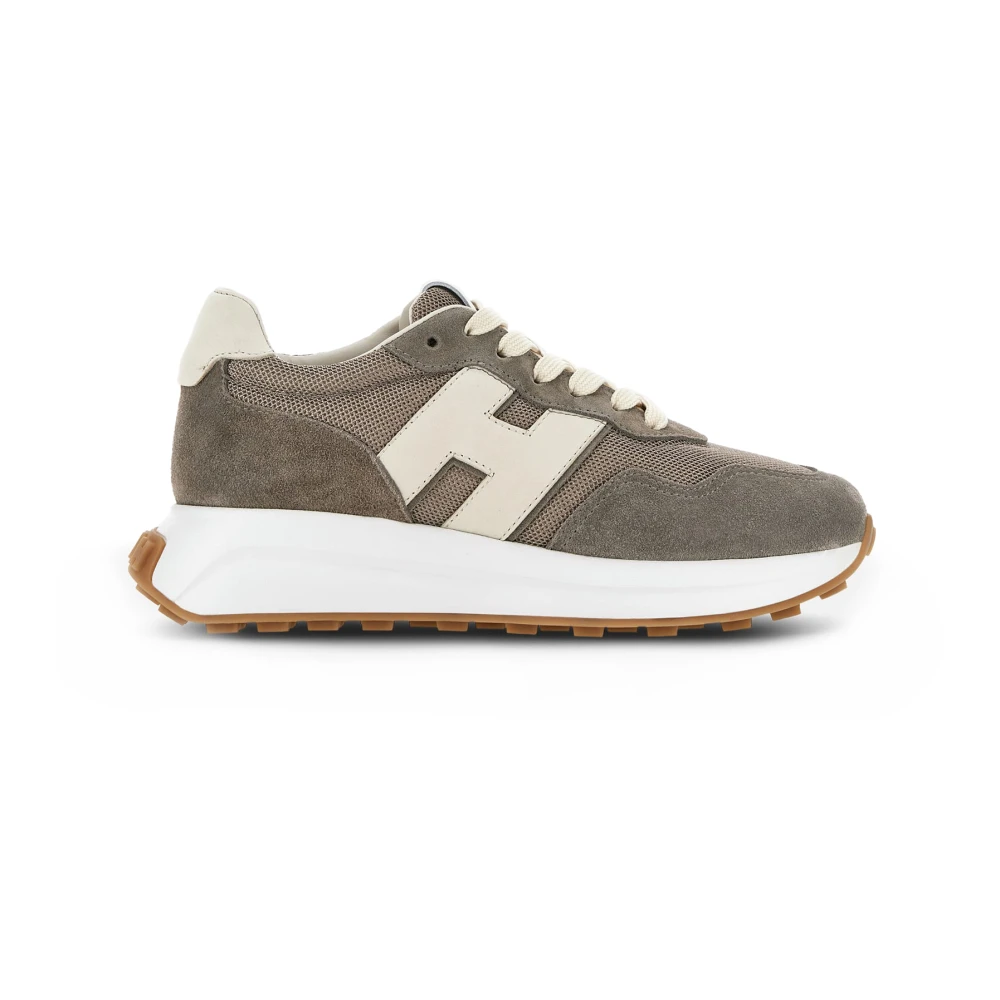 Hogan Dove Sneakers Italiaanse Stijl Dames Schoenen Grijs
