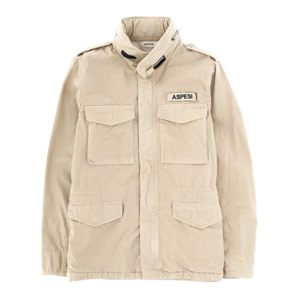Aspesi Men's Beige Minifield Cot - Light Jackets - L - Jackets