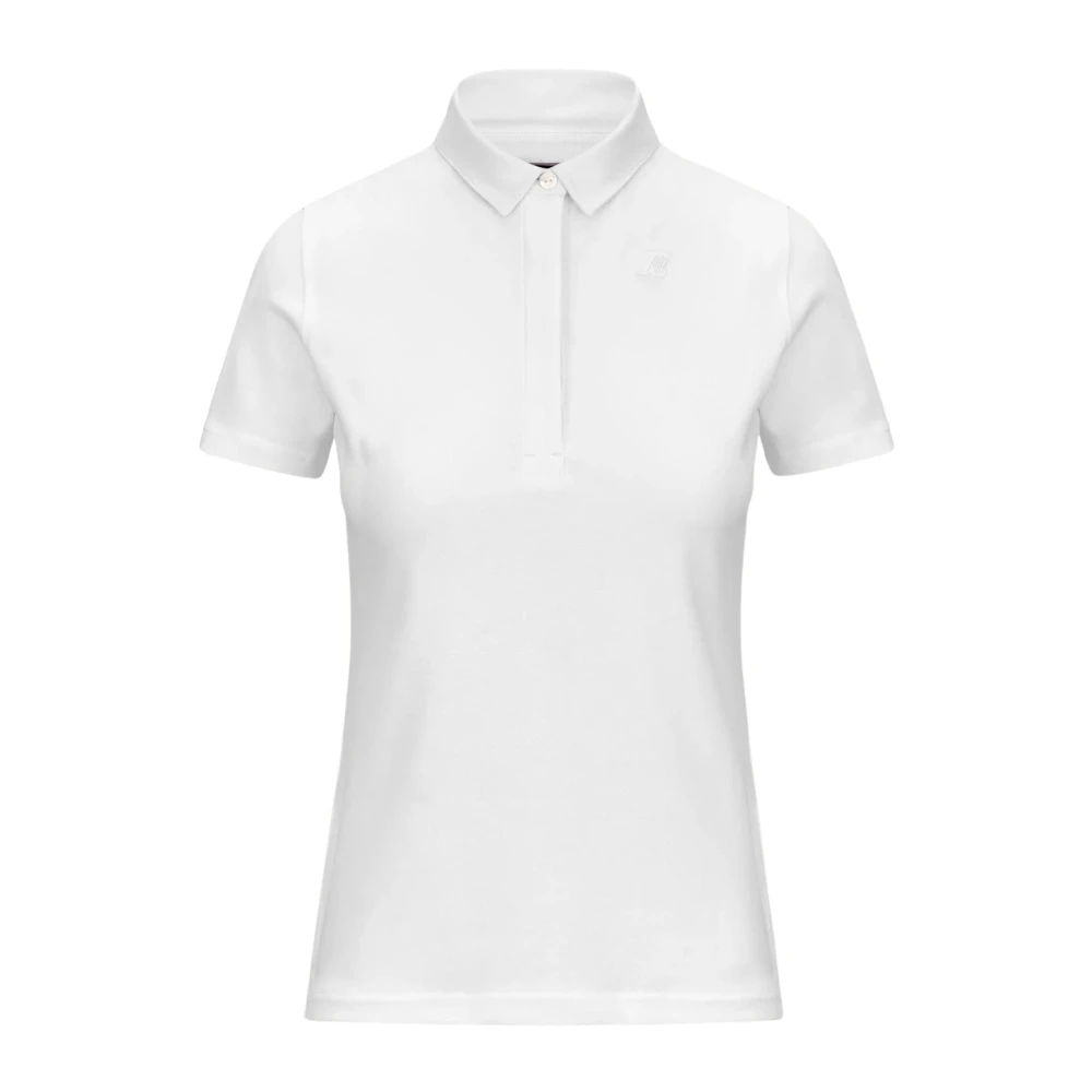 K-Way Vrouw Wit Amedea Pique Polo
