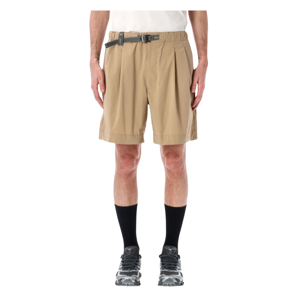 And Wander Men's Beige Pleated Short - Casual Shorts - Xl - Shorts