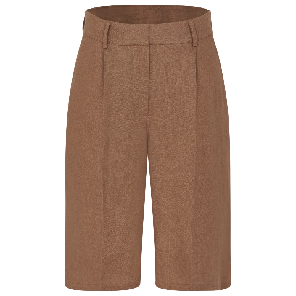 Bugatti Donna Beige - Bermuda In Lino - Shorts - Xl