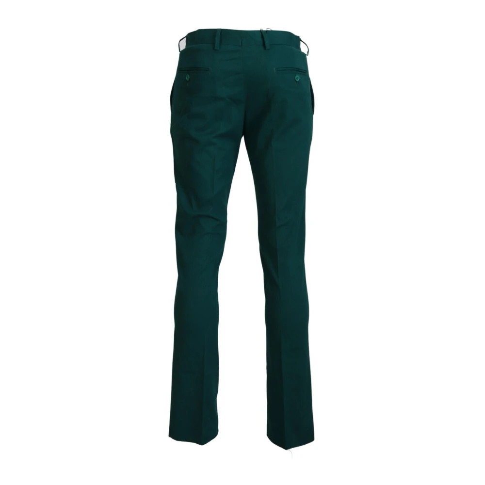 Bencivenga Elegante Groene Katoenen Broek Green Heren