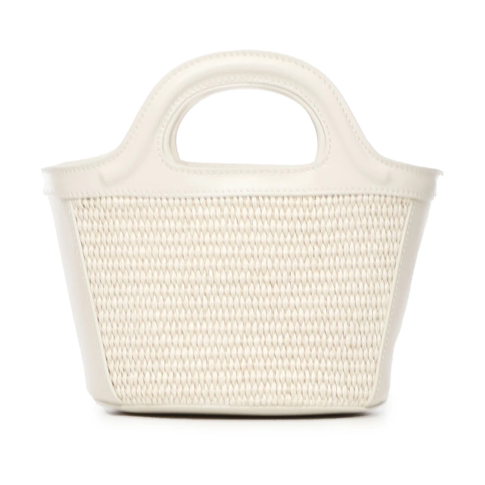 Marni Tropicalia Leren Tas Wit White Dames