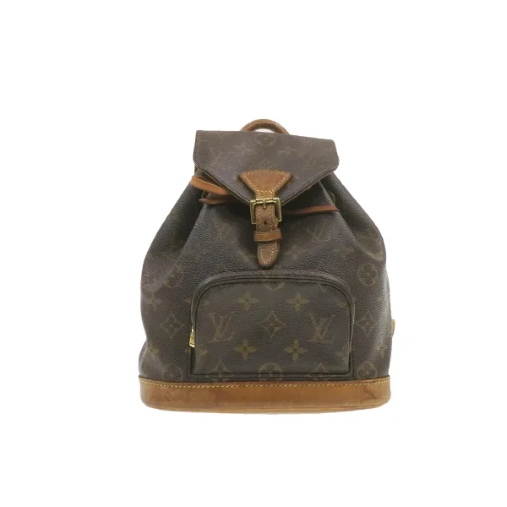Louis Vuitton Vintage Pre-owned Canvas backpacks Brown Dames