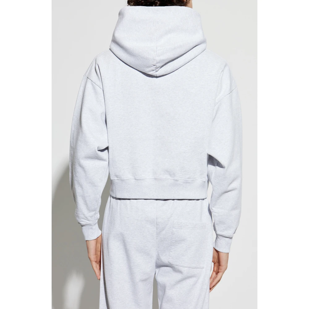 Sporty & Rich Sweatshirt uit de New York Crest collectie Gray Heren