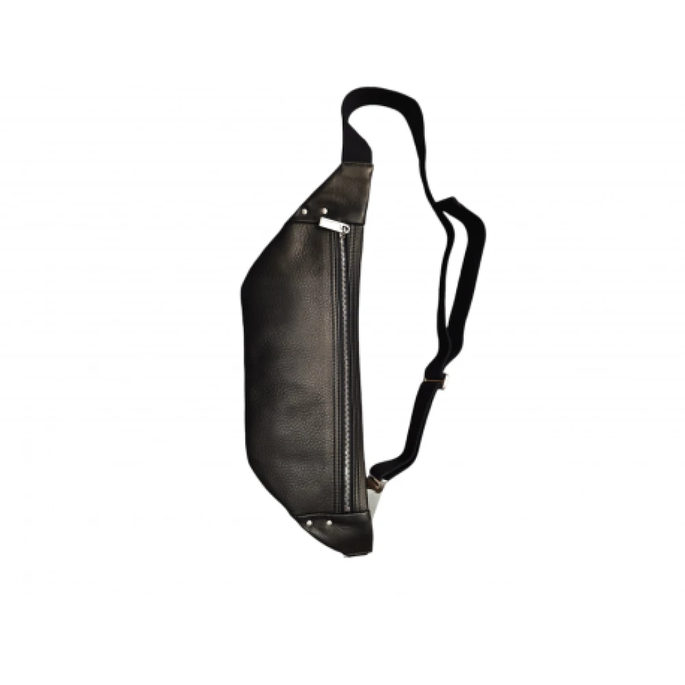 Rick Owens Minimalistische Small Geo Bumbag in Zwart Black Heren