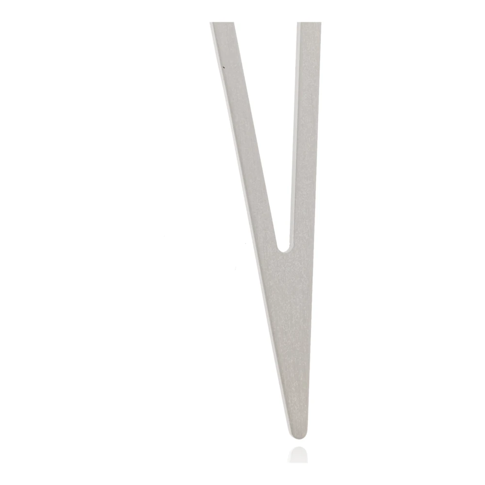 Rick Owens Sleutelhanger met logo Gray Unisex