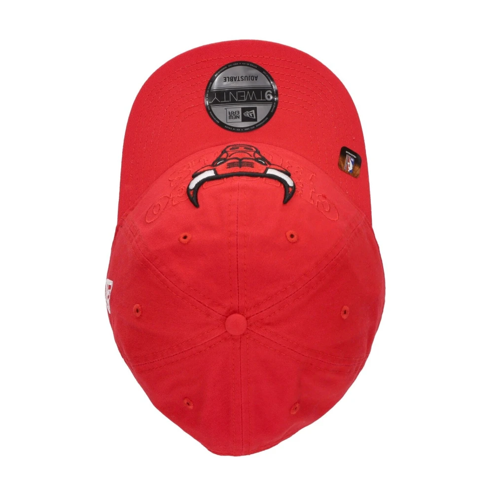 new era Chicago Bulls Gebogen Klep Pet Red Unisex