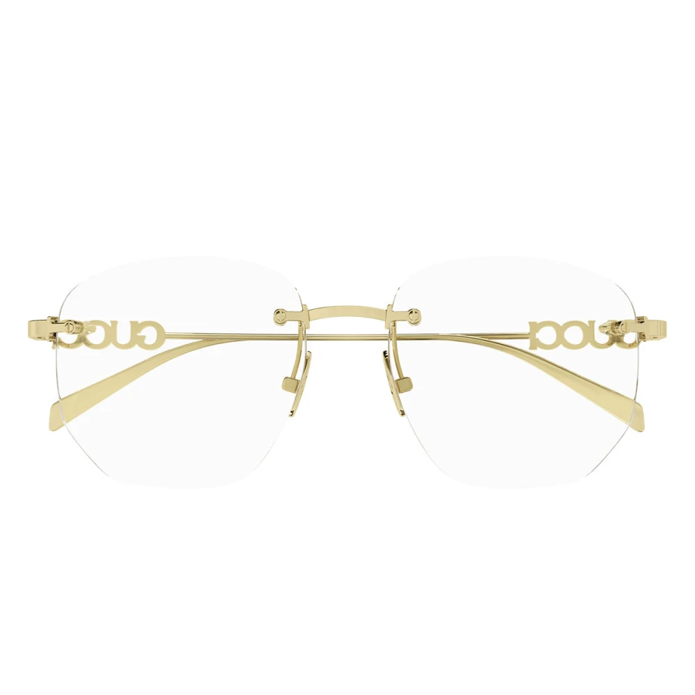 Gucci Unisex Yellow Glasses, 54 Mm, Square Optical Frame