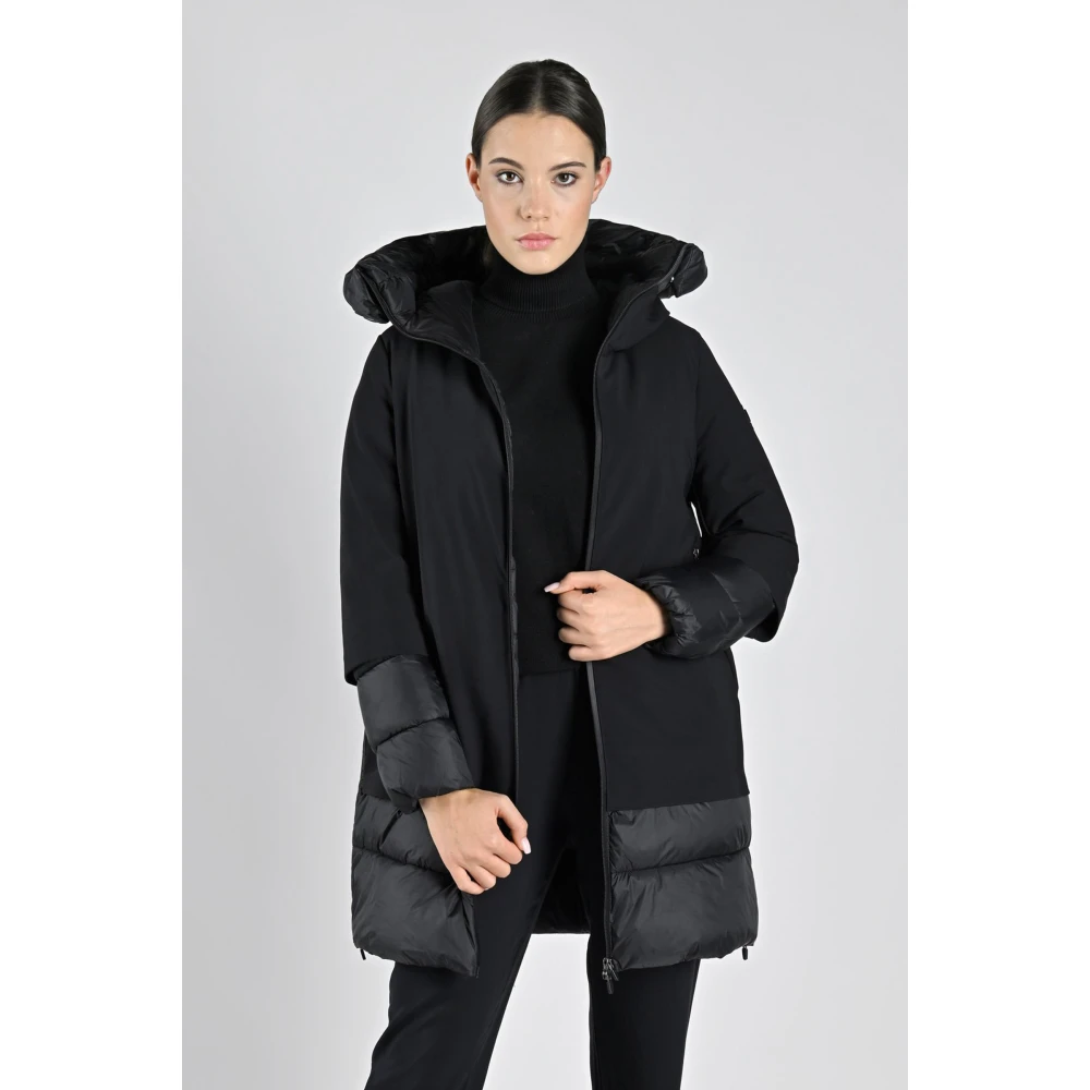 Canadian Classics Zwarte Donsjas Jas Mix Black Dames