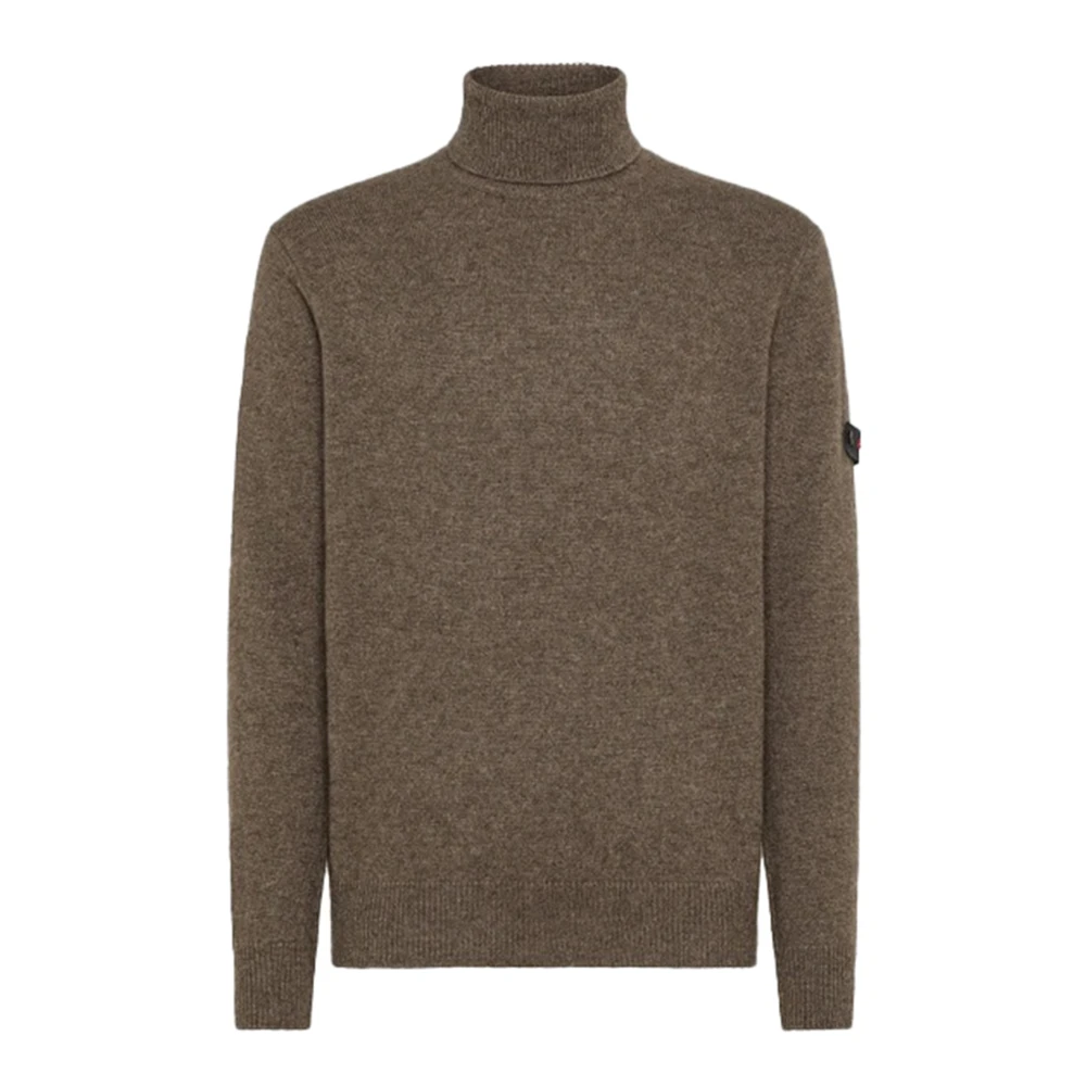 Peuterey Men's Gray Grey Wool Yak Blend Jumper Small