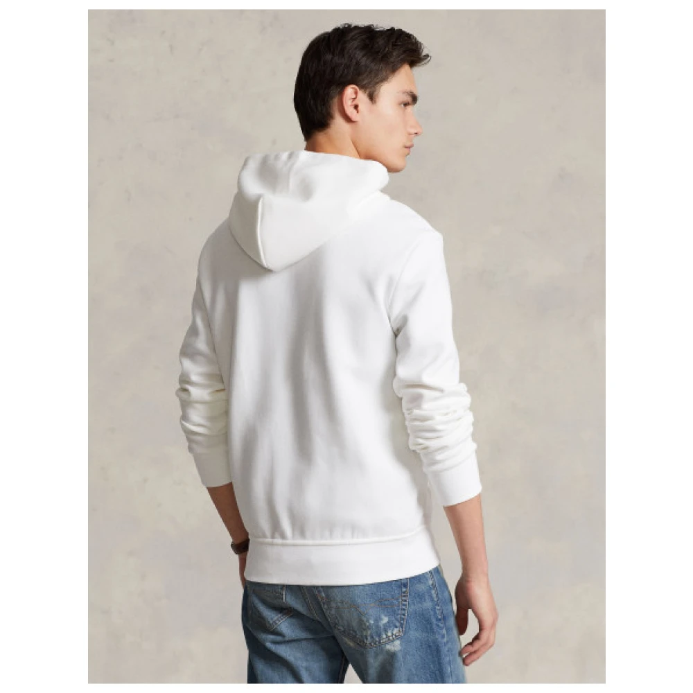 Polo Ralph Lauren Zip Hoodie Sweater White Heren