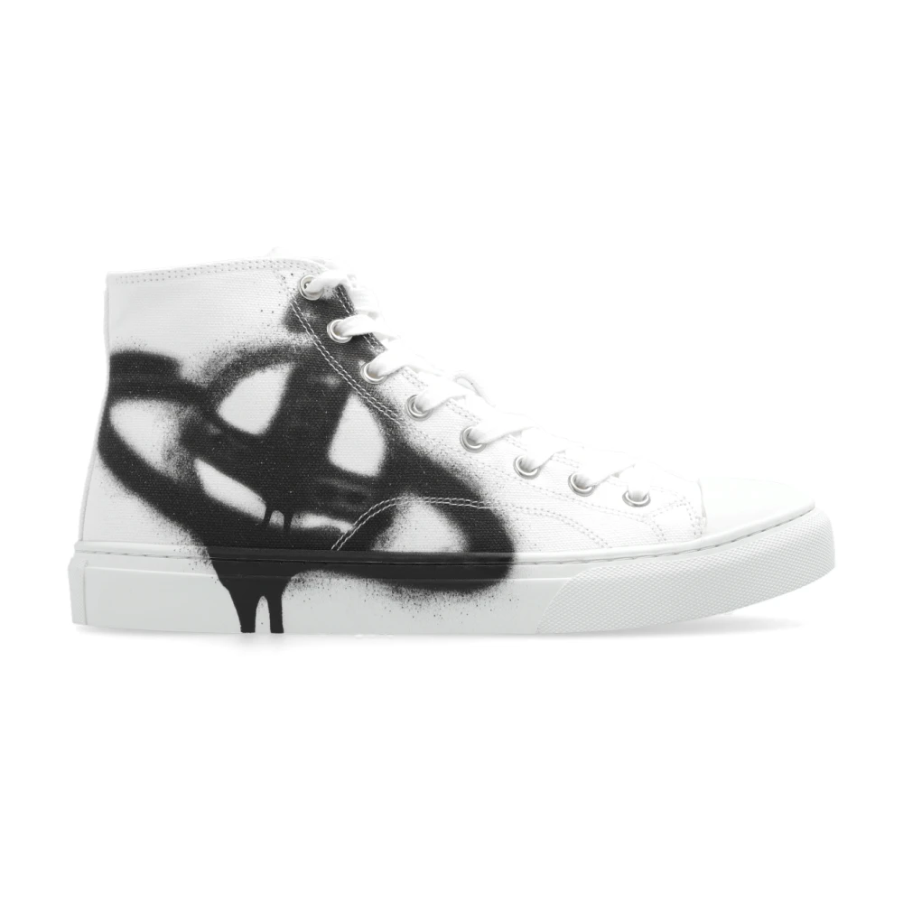 Vivienne Westwood Höga sneakers med Plimsoll White, Dam
