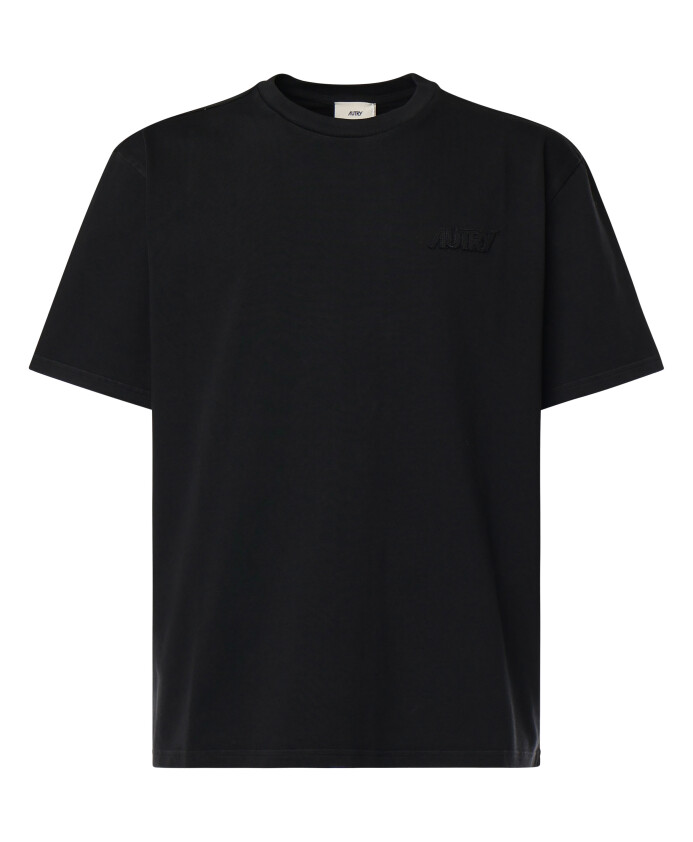 t-shirt-noir-a-col-cotele