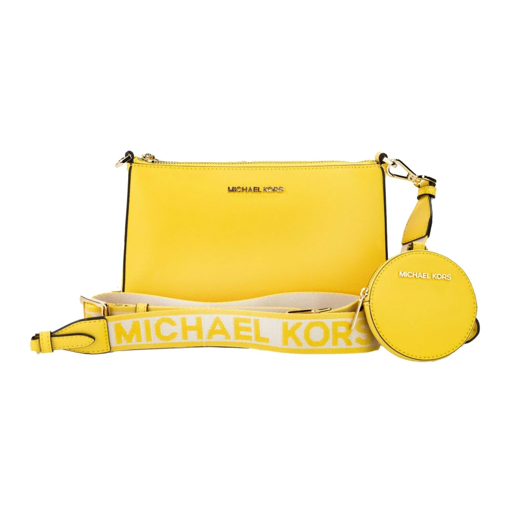 Michael Kors Crossbody Tech Attachment Tas Yellow Dames
