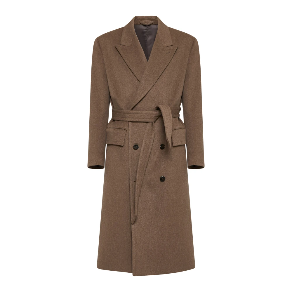 Lardini Bruine Winterjassen Brown Heren