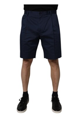 dark-blue-cotton-bermuda-shorts