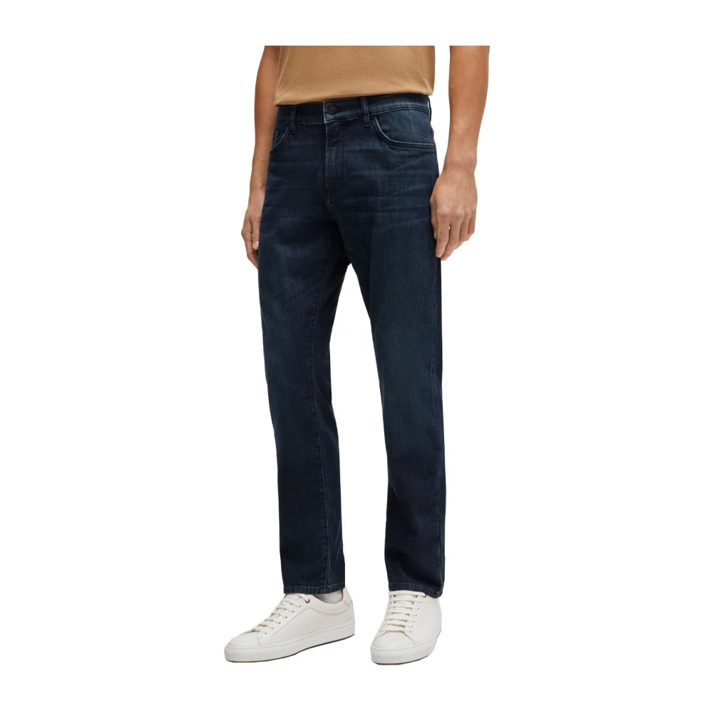 Hugo Boss Slim Fit Stretch Denim Jeans Blue Heren