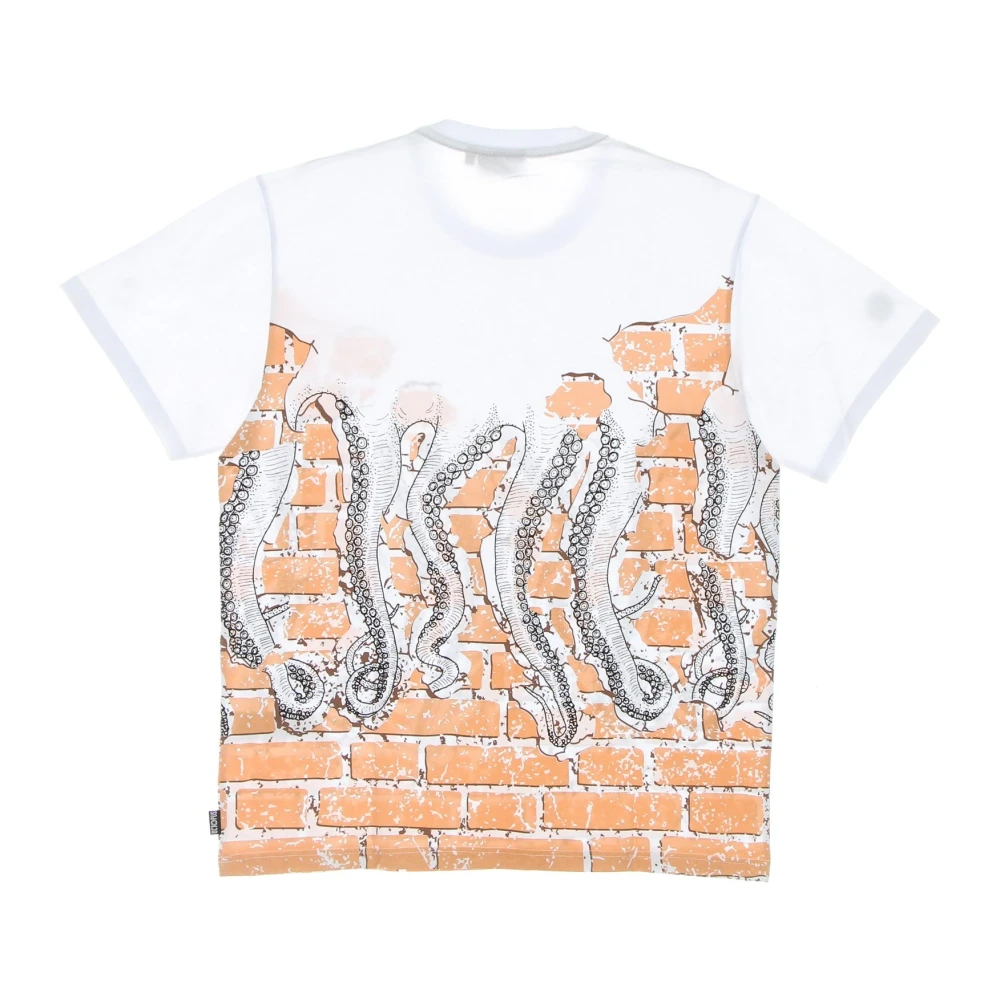 Octopus Witte Heren Tee met Logo White Heren